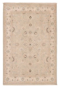 Traditional Hand-knotted Carpet 4'1" x 6'2" Wool Area Rug - Picture 1 of 9