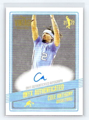 2021-22 Onyx Vintage #VACA Cole Anthony Blue Signatures - Image 1 of 2