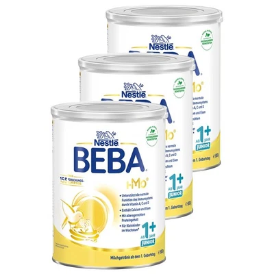 Nestlé BEBA JUNIOR 1+ Kindermilch (3 x 800g) - Bild 1 von 4