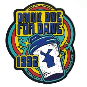 Pegatina DUTCH BROS Drop Drink One For Dane 16 de mayo de 2025 - Imagen 1 de 3