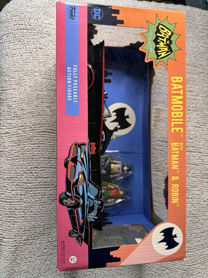 Batmobile With Batman And Robin Funko - Image 1 of 4