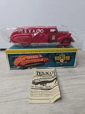 1993 ERTL Texaco Metal Locking Die Cast 1939 Dodge Airflow Coin Bank #10 - Image 1 of 4