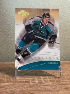 2001 Upper Deck Ritratti Jeff Friesen #156 San Jose Sharks - Foto 1 di 2