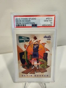 2016 Panini Studio - Devin Booker - FROM DOWNTOWN - PSA GEM MINT 10! - Picture 1 of 2
