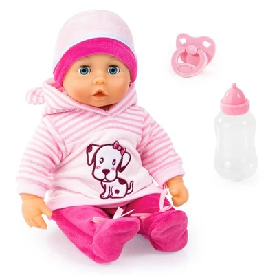 First Words Baby rosa 38 cm 24 sounds Babypupe Funktionspuppe 93824BZ - Bild 1 von 3
