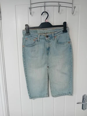 Levi's Blue Denim Skirt XS - Image 1 of 4