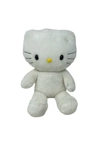 Hello Kitty Sanrio Build a Bear Workshop White 17” Large Plush Toy No Bow - Picture 1 of 3