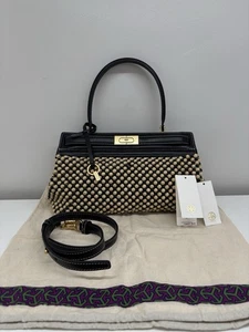Auténtico bolso pequeño con cuentas TORY BURCH LEE RADZIWILL $998 - Imagen 1 de 12