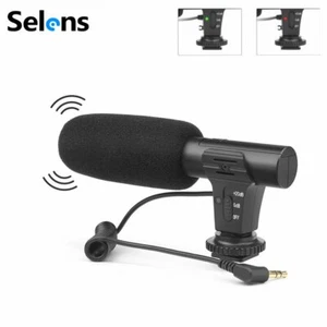 Microfono registrazione video stereo fucile per fotocamera DSLR DV videocamera - Foto 1 di 12