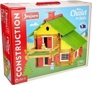 Jeujura Jeux de Construction mon Chalet en Bois 175 Pieces NEUF - Photo 1/3