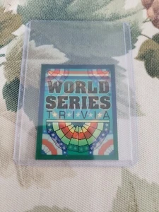 1991 Score Magic Motion World Series Trivia Card 1977 NO 8 NEW YORK YANKEES - Picture 1 of 2