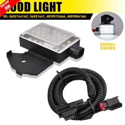 适用于 RAM 1500 2500 3500 4500 5500 LED 底座灯白色罩礼貌灯 — 第 1/4 张图片