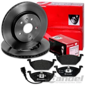 brembo BREMSSCHEIBEN + BELÄGE VORNE für VW GOLF 4 AUDI A3 SKODA OCTAVIA LEON - Bild 1 von 4