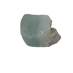 Slag Glass Aqua Blue White Two Plus Pounds Aquascape Paperweight Landscape  - Picture 1 of 9