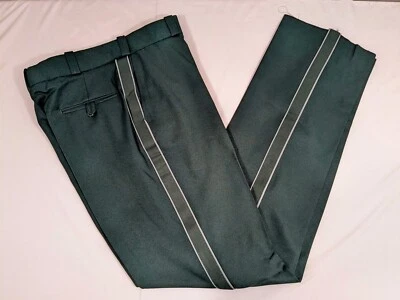 FLYING CROSS 3706 MENS SIZE 36U POLYESTER SPRUCE GREEN WITH GRAY/GREEN STRIPES - Image 1 of 2