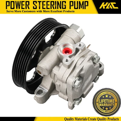 Power Steering Pump with Pulley fit for 2009 2010 2011 2012 2013 Mazda 6 L4 2.5L - Image 1 of 4