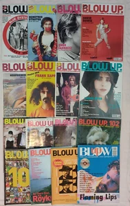 LOTTO 16 RIVISTE BLOW UP RIVISTA MUSICA ROCK Bowie rock Zappa alternativo punk - Foto 1 di 9