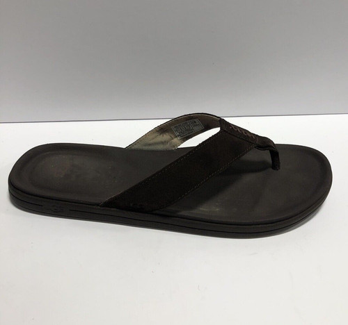Sandali infradito UGG uomo Brookside marrone taglia 10 M