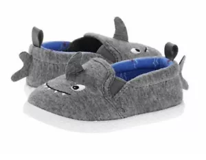 Toddler Boys Shark Slip On Canvas Shoes Size. 5 - Picture 1 of 6
