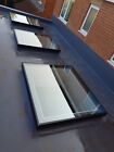 900x1200 Grey uPVC Solaglaze Double Glazed Flat Glass Skylight Rooflight 5-60