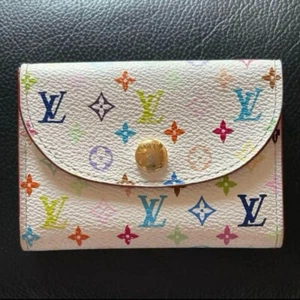 LOUIS VUITTON Takashi Murakami Rosalie Coin Purse Wallet Monogram M13399 CA2098 - Imagen 1 de 7