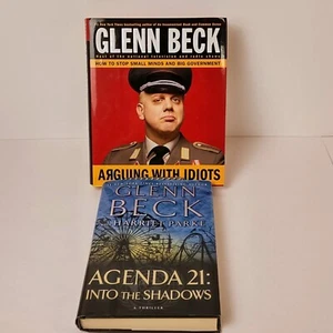 Glenn Beck Arguing With Idiots and Agenda 21 Into The Shadows 1st Ed Thriller - Picture 1 of 14