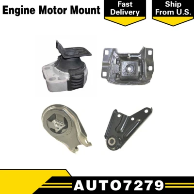 DEA Engine & Trans Mount Set of 4 AT fits 2004-2009 MAZDA 3 L4 2.0L Auto - Image 1 of 4