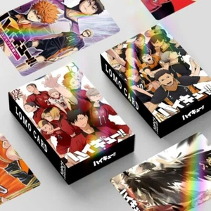 Anime Haikyuu!! Foil Card 30pcs card Laser Flash LOMO Card - Foto 1 di 5