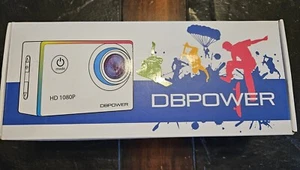 DBPOWER Waterproof Action Camera 1080P HD - DB0754-OPEN BOX/BRAND *NEW* - Picture 1 of 4