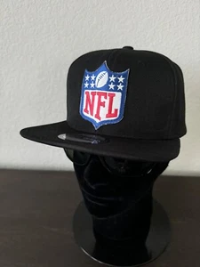 NFL SHIELD REFEREE OFFICIALS BLACK GAMEDAY STYLE HAT ADJUSTABLE SNAPBACK NEW 🏈 - Foto 1 di 5