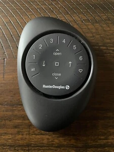 Hunter Douglas Powerview Generation 3 neue schwarze Fernbedienung mit schwarzem Kieselstein - Bild 1 von 5