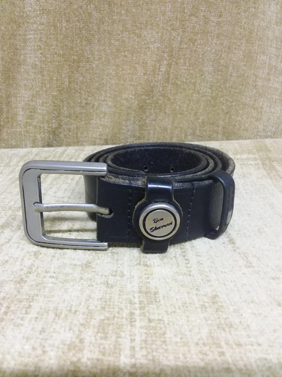Ben Sherman Lynton Herren-Gürtel – Klassischer Ledergürtel Mit Metall-Schnalle, Ca. 4 Cm Breit
