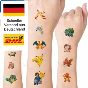 ✅ Pokemon Tattos Aufkleber Kinder Geschenk Pikachu Neu ✅ - Bild 1 von 5