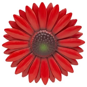 6 Inch Yellow Sunflower Metal Flowers Wall Decor Metal Wall Art Decorations - Picture 1 of 7