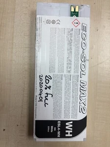 Cartuccia bianca Roland Eco Sol Max 2 pezzi 20% completa O/Date M201 - Foto 1 di 1