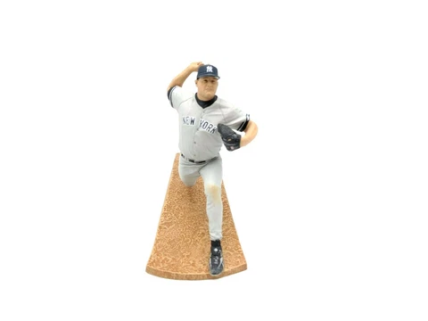 New York Yankees McFarlane 2002 Roger Clemens Road Gray MLB Series 2 Rocket Cover