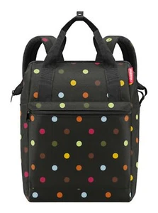 reisenthel Allrounder R Backpack M Rucksack Rucksack Dots schwarz bunt Neu - Bild 1 von 1