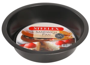 Steelex Round Deep Cake Tin 8" Non-Stick - Picture 1 of 1