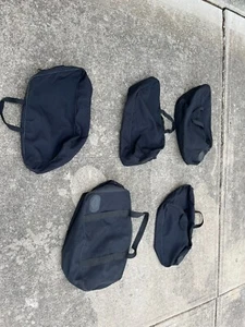Genuine Harley-Davidson HD Touring Saddlebag Liners Bags Black Nylon - Picture 1 of 6