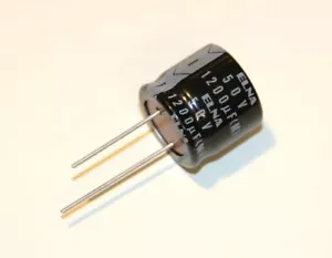 [2 pz] Condensatore elettrolitico qualità audio NA 1200uF 50V  - Foto 1 di 3