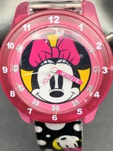 Minnie Mouse Watch Disney Accutime MIN1684TG Flashing Light Up Vintage - Picture 1 of 9