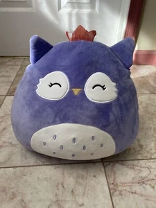 Squishmallow FANIA die EULE Kissen LILA KÖNIGIN weich Kellytoy Plüsch Med - Bild 1 von 2