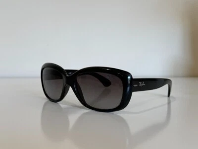 Ray Ban RB4101 601/T3 JACKIE OHH Oval Black Gray Sunglasses 58-17-135 FRAME ONLY - Изображение 1 из 4