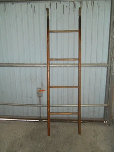Holz Dachleiter Kaminkehrerleiter Schornsteinfegerleiter - Bild 1 von 2