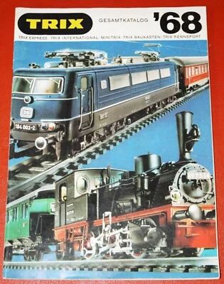 Trix Gesamt Katalog 1968 Express Modell-Eisenbahn Mini Baukasten Rennsport - Bild 1 von 3