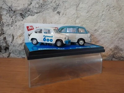 Fluimucil Fiat 600 Abarth 850TC (1960) + Multipla 1a serie (1956) Limited Ed. - Immagine 1 di 2