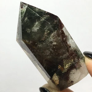 21,8g TOP natürlicher Hyalin bunter Phantom Geist Garten Quarz Kristall - Bild 1 von 5