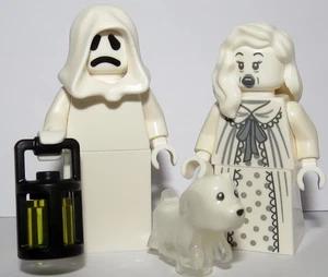 Lego Ghost Man Lady Minifigures Lantern & Ghost Dog Halloween Minifigure Xmas - Picture 1 of 3