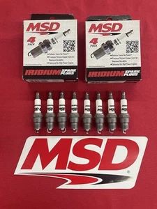 MSD 37224 Iridium Spark Plug Heat Range “5” 14mm -.4375 In Reach -tapered Seat - Picture 1 of 2