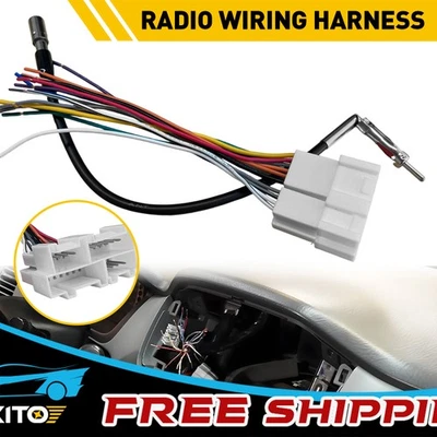 Arnés convertidor de cableado de radio y adaptador de antena Fit CHEVY Car K1500/K2500/K3500 Foto 1 de 4